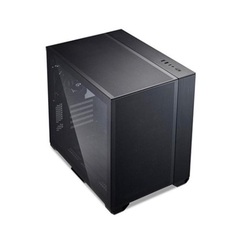 Caja ordenador gaming lian li o11 air mini atx cristal templado negro