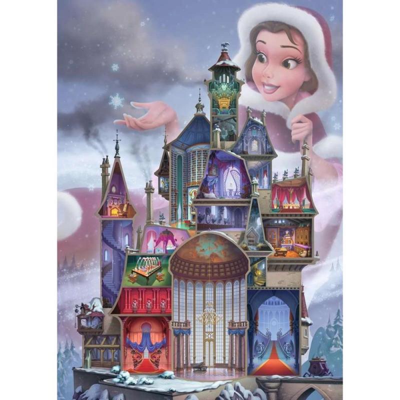 Puzzle ravensburger disney castles -  bella 1000 piezas
