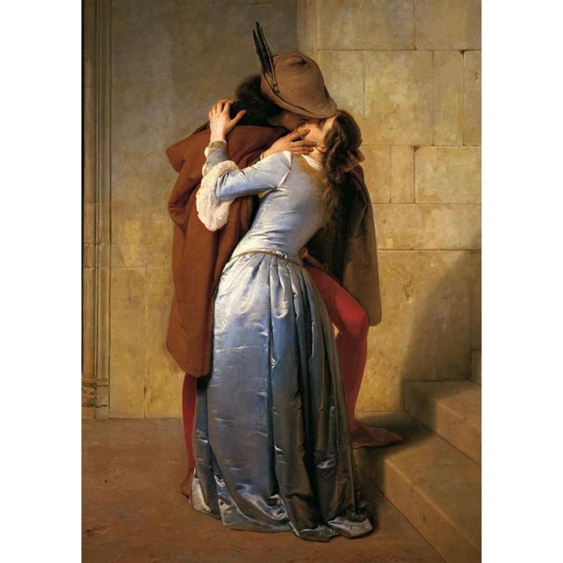 Puzzle ravensburger hayez: el beso 1000 piezas