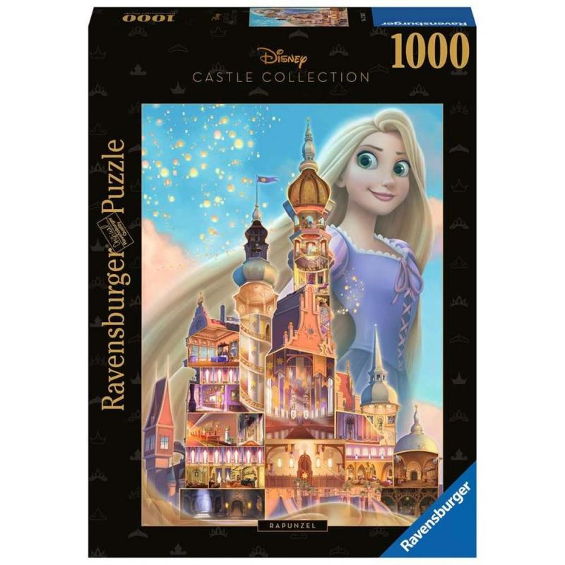 Puzzle ravensburger disney castles -  rapunzel 1000 piezas