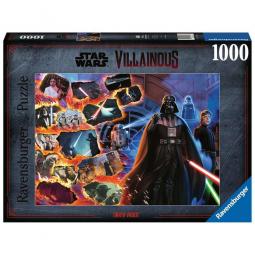 Puzzle ravensburger star wars villainous: darth vader 1000 piezas