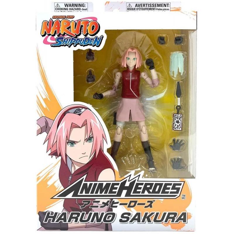 Figura bandai anime heroes naruto haruno sakura