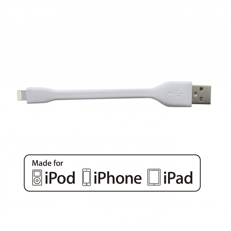 Cable phoenix usb macho a lightning macho 10 cm certificado oficial apple mfi iphone 5 - 6 -  7 ipad mini - ipad pro -   ipad 2 