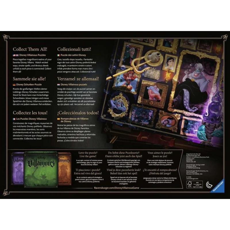 Puzzle ravensburger disney villainous: hades 1000 piezas