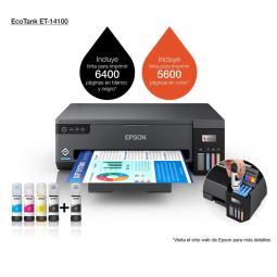 Impresora epson inyeccion color ecotank et - 14100 a3 -  15ppm -  usb -  wifi
