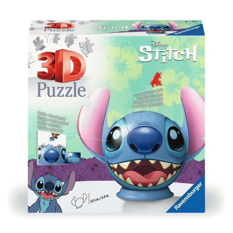 Puzzle 3d ravensburger stitch -  con orejas