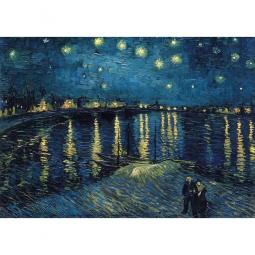 Puzzle ravensburger van gogh: noche estrellada 1000 piezas