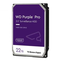 Disco duro interno hdd wd western digital purple wd221purp 22tb 3.5pulgadas sata 6gb - s 7200rpm 512mb