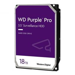 Disco duro interno hdd wd western digital purple wd181purp 18tb 3.5pulgadas sata 6gb - s 7200rpm 512mb