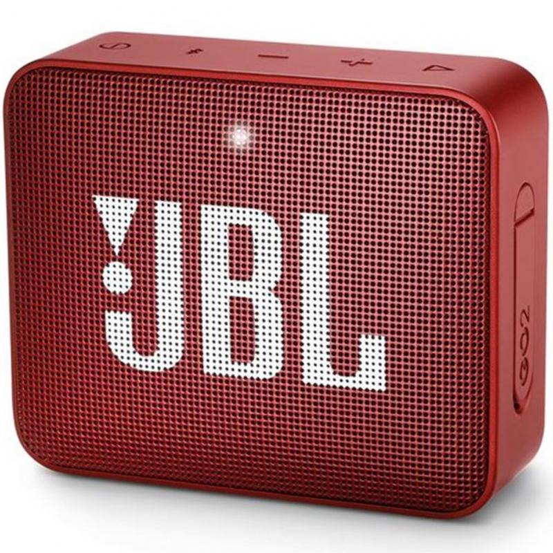 Altavoz bluetooth jbl go 2 red - 3w - entrada 3.5mm - ipx7 - bateria recargable - manos libres - rojo