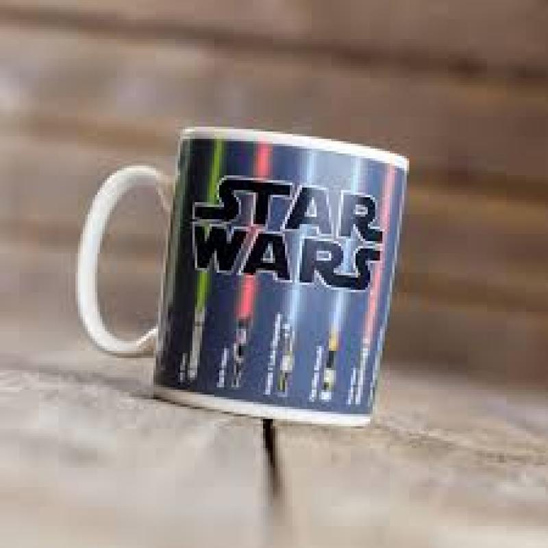 Taza térmica star wars espadas láser - Imagen 1