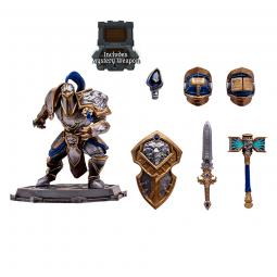 Figura mcfarlane toys world of warcraft human warrior & human paladin 15cm