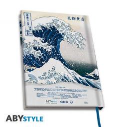 Cuaderno de notas a5 abystyle hokusai la gran ola