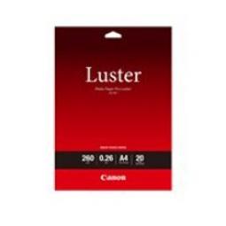 Papel fotografico canon pro luster lu - 101 a4 210 x 297mm - Imagen 1
