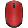 Mouse raton logitech m171 optico wireless inalambrico rojo - Imagen 1