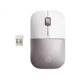 Mouse raton hp wireless inalambrico z3700 -  hasta 1200dpi -  blanco y rosa