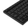 Phoenix k100 teclado multimedia usb negro qwerty oficina