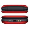 Telefono movil maxcom mm817 red -  2.4pulgadas -  2g color rojo y negro
