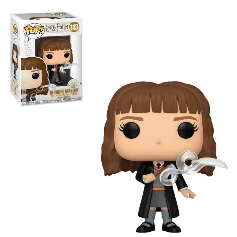 Funko pop harry potter hermione con una pluma