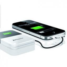 Cargador ac + bateria portatil 2 en 1  phoenix power bank 3000 ma  ipad - iphone - tablet - moviles - smartphones - mp4 - gps - 