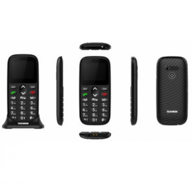 Telefono movil telefunken s410 senior phone - 1.77pulgadas - negro