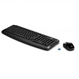 Kit teclado + mouse raton hp 300 wireless inalambrico