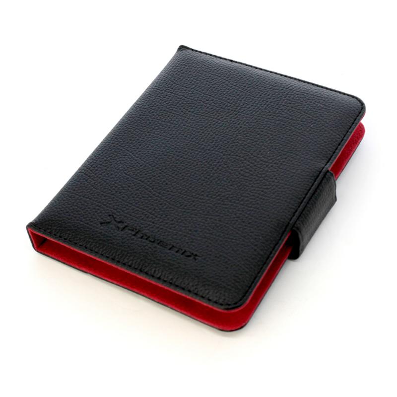 Funda universal phoenix phebookcase6+ para tablet - ebook  super fina - slim  hasta 6'' negra simil piel