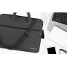 Funda maletin neopreno phoenix para portátil o tablet hasta 16pulgadas interior terciopelo negra