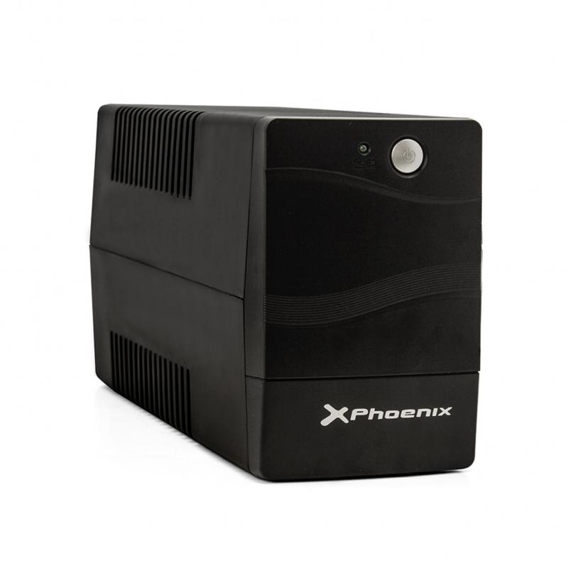 Sai ups phoenix ph650sps2 650va - 360w estabilizador de tension -  funcion de arranque en frio