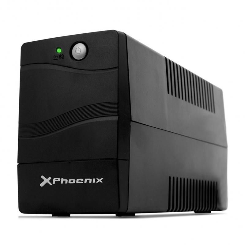 Sai ups phoenix ph650sps2 650va - 360w estabilizador de tension -  funcion de arranque en frio