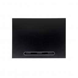 Soporte elevador mesa monitor portatil phoenix madera varias posiciónes hasta 2 pantallas organizador de cables color negro