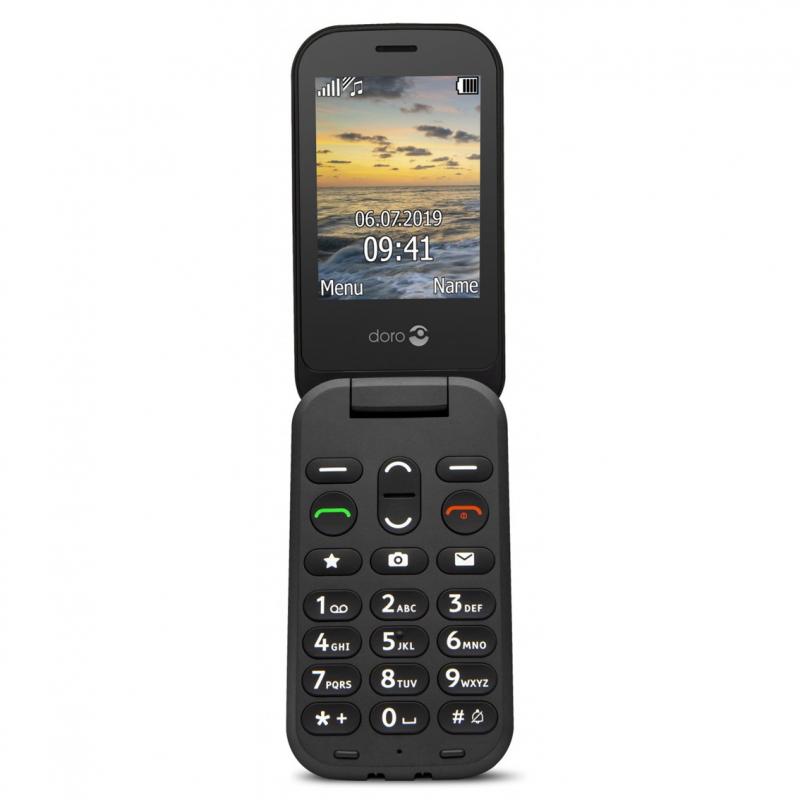 Telefono movil doro 6040 black - black - 2.8pulgadas -  3mpx - negro