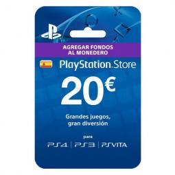 Tarjeta prepago monedero sony playstation live card 20 euros  ps4 - ps3 - psp - ps vita - Imagen 1