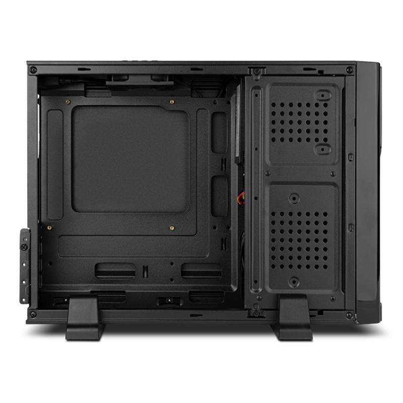 Caja ordenador nox slim lite070 micro atx 2 x usb 3.0 1 x 80mm 500w negra