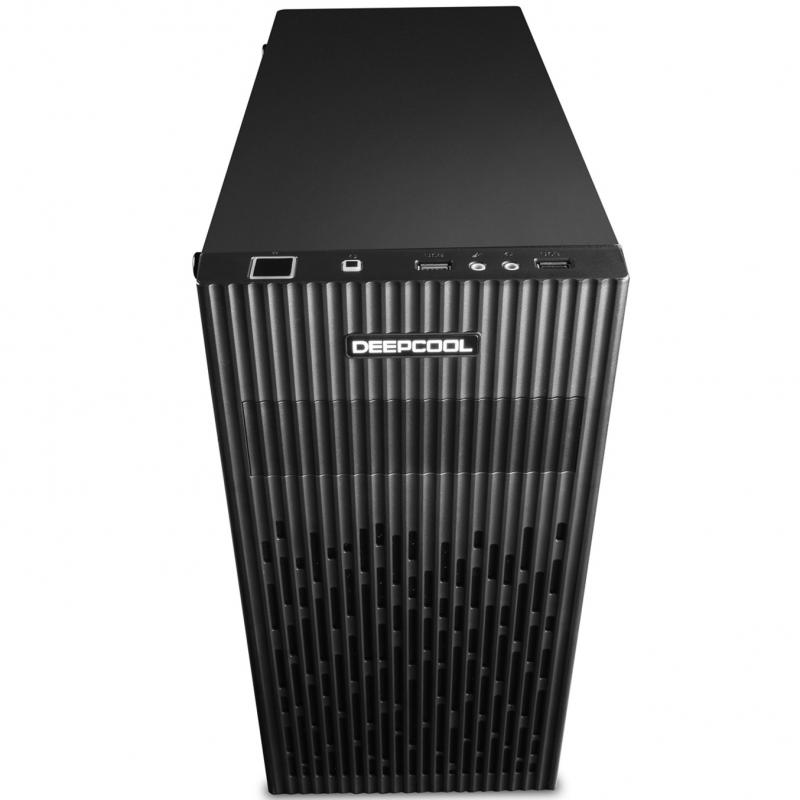 Caja ordenador gaming deepcool 30 micro atx - cristal templado - usb - negro