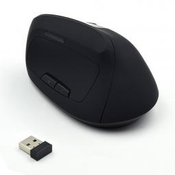 Mouse raton vertical ergonomico ewent ew3158 usb -  1600dpi -  negro