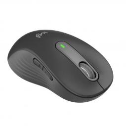 Mouse raton logitech m650 para zurdos optico wireless inalambrico negro