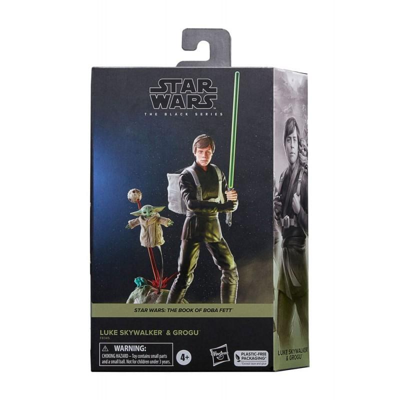 Figura hasbro star wars the black series luke skywalker & grogu