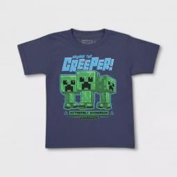 Pop & tee minecraft charged creeper funko + camiseta talla m