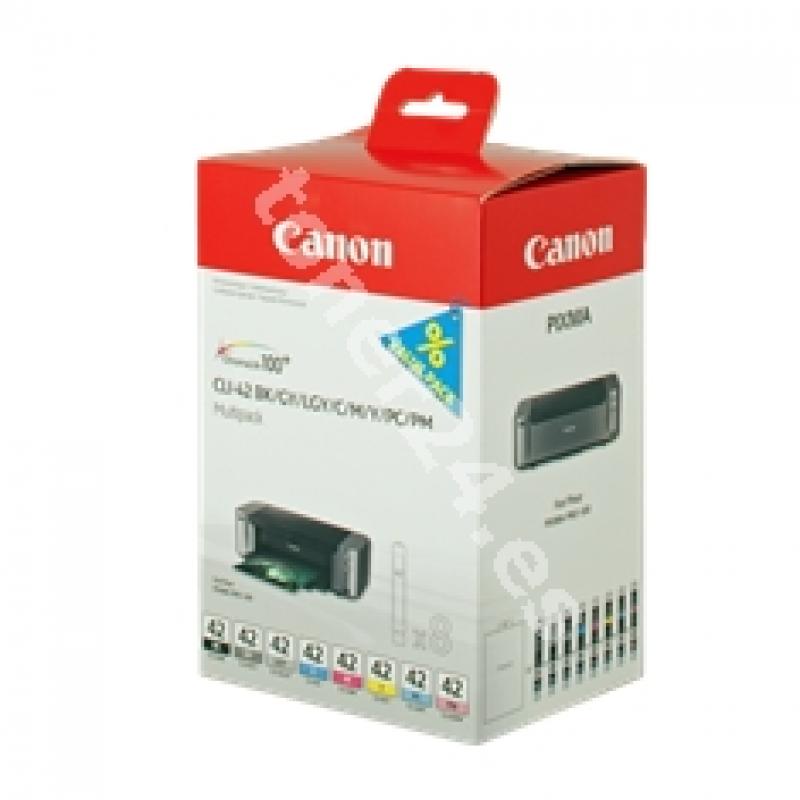 Multipack canon cli - 42bk - c - m - y - pm - pc - gy - lgy pack 8 - Imagen 1