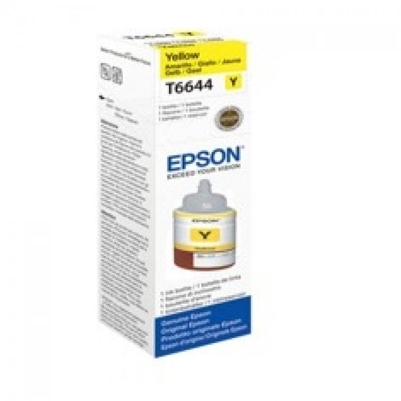 Cartucho ecotank epson 664 t664440 amarillo 70ml l355 - l555 - Imagen 1