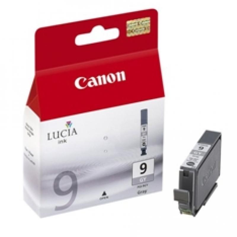 Cartucho tinta canon pgi 9gy tinta pro gris 14ml pixma pro9500 - Imagen 1