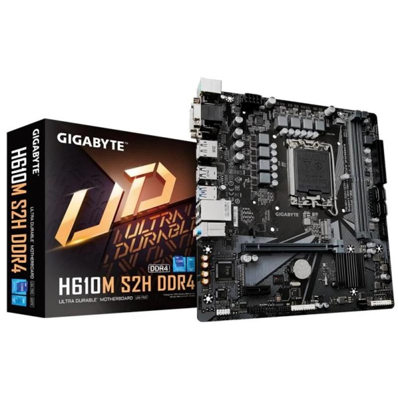 Placa base gigabyte h610m s2h v3 ddr4 matx 2xddr4