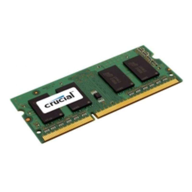 Memoria portatil ddr3 l 8gb crucial -  sodimm 204 -  1600mhz -  pc3 12800 -  cl 11 -  1.35v portatil - Imagen 1