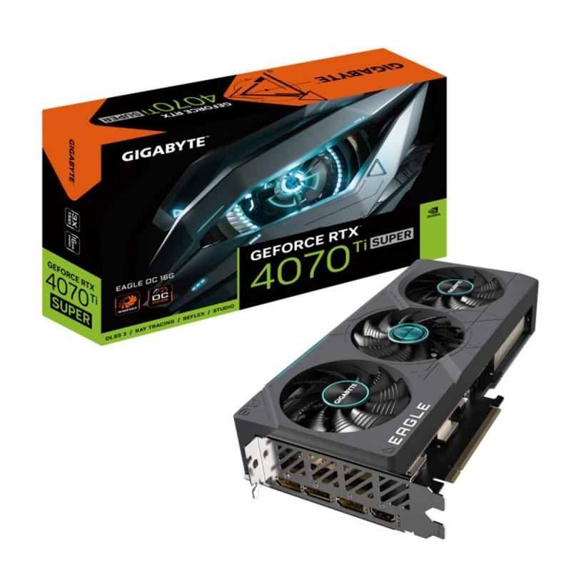 Tarjeta grafica gigabyte rtx 4070 ti super eagle oc 16gb gddr6x