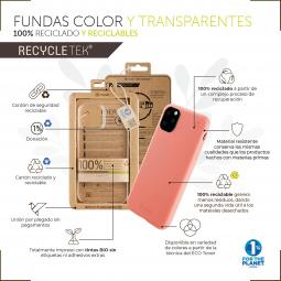 Funda muvit recycletek para apple iphone 14 plus transparente