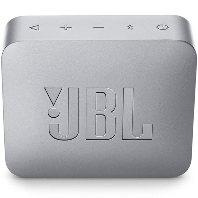 Altavoz bluetooth jbl go 2 grey - 3w - entrada 3.5mm - ipx7 - bateria recargable - manos libres - gris