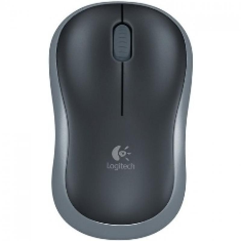 Mouse raton logitech wireless m185 optico  gris  2.4ghz - Imagen 1