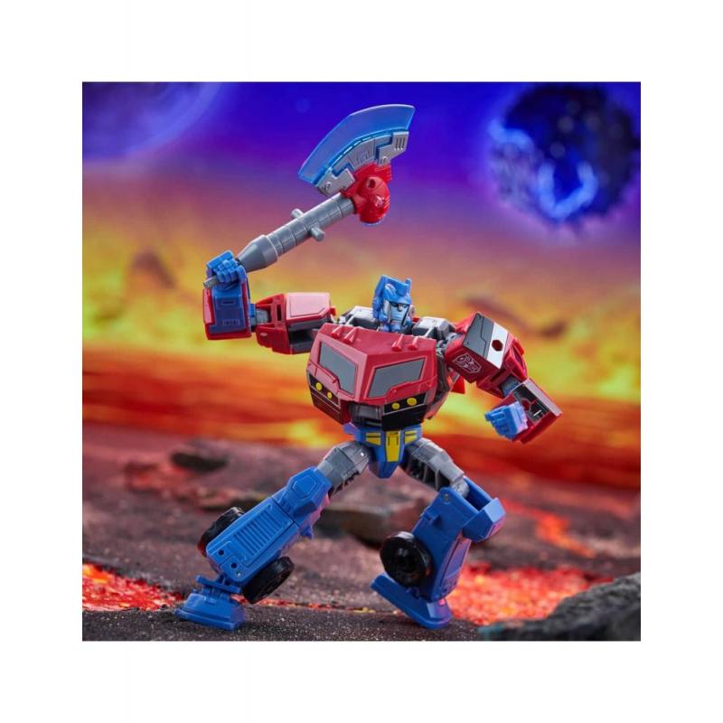 Figura hasbro transformers legaly united animated universe optimus prime