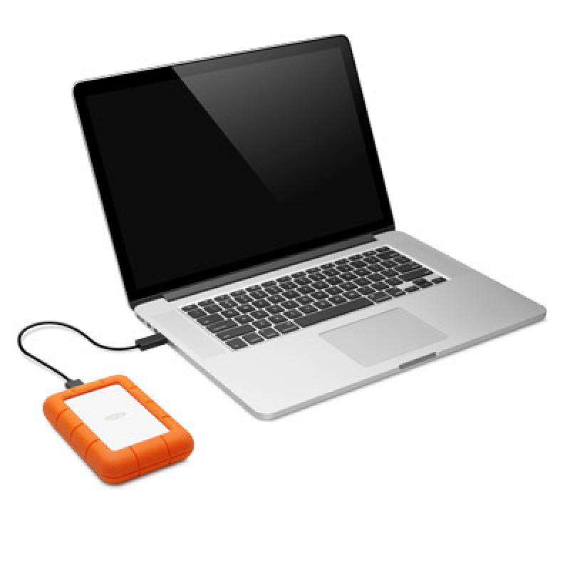 Disco duro externo hdd lacie rugged mini 1tb 2.5pulgadas usb - c